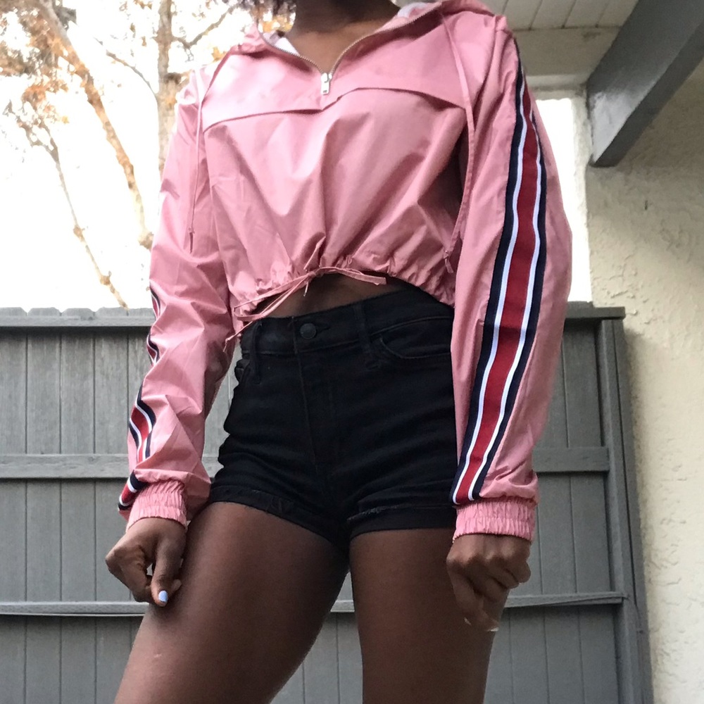Cropped boomer jacket